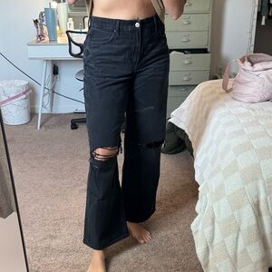 “Curvy Super high rise baggy straight “ Strigid